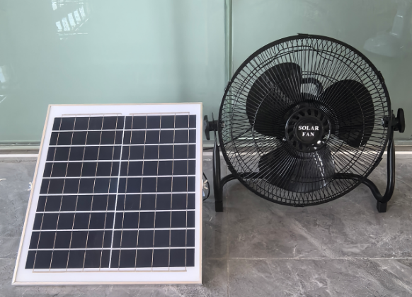 12 Inch Solar Floor Fan