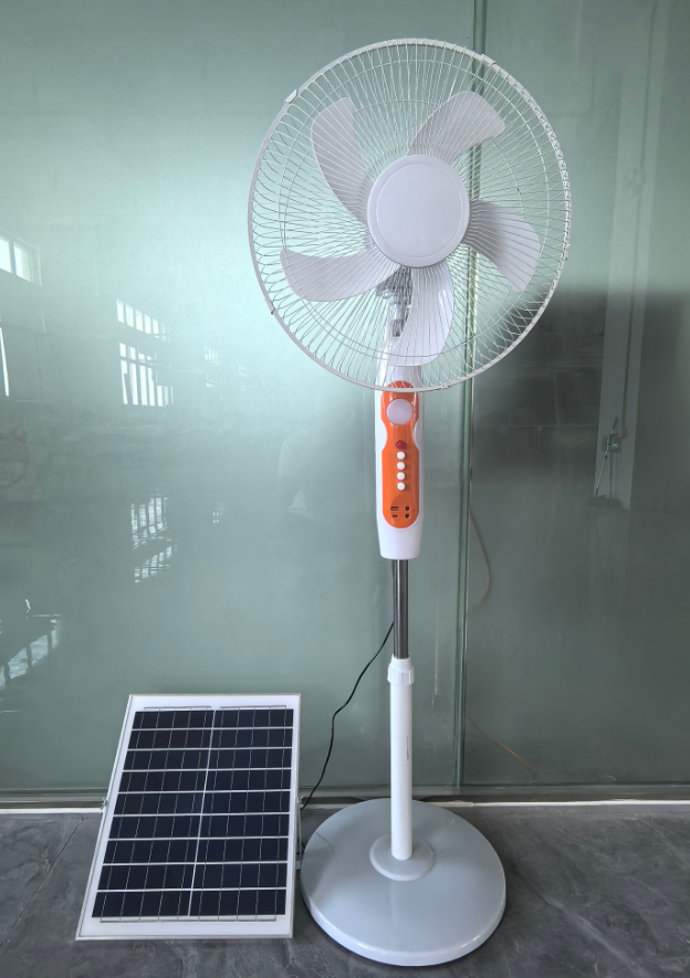 16 Inch Rechargeable Solar Pedestal Fan